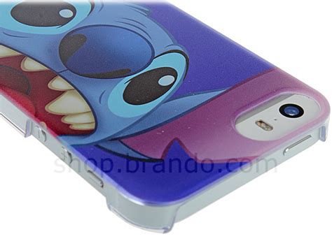 Iphone 5 5s Disney Stitch Close Up Face Back Case Limited Edition