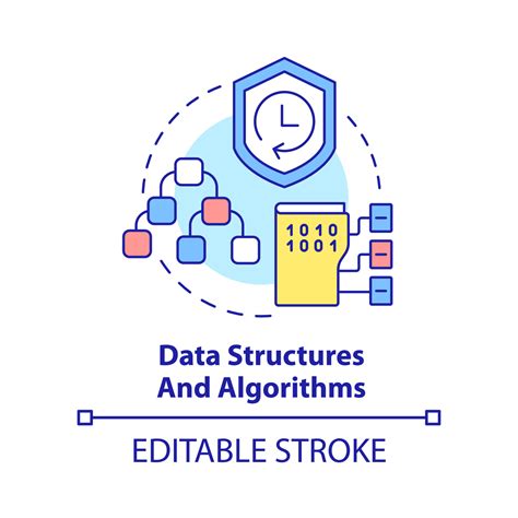 Data Structures And Algorithms Concept Icon 16090222 Vector Art At Vecteezy
