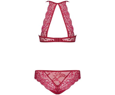 obsessive ivetta red lingerie set sexystyle eu