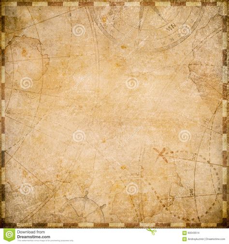 Aged Pirates Treasure Map Background Stock Photos Pirate Treasure Maps My Xxx Hot Girl