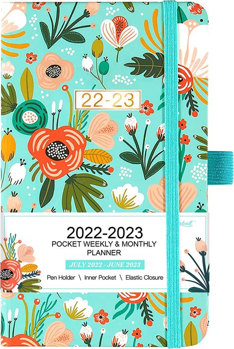 2022 2023 Pocket Plannercalendar Weekly And Monthly Pocket Planner 2022 2023 July