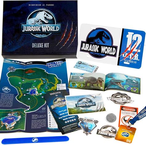 Doctor Collector Jurassic World Deluxe Kit Welcome To The Park Kit Registration Ticket Map