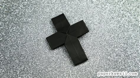 Easy Origami Cross Tutorial Paper Kawaii