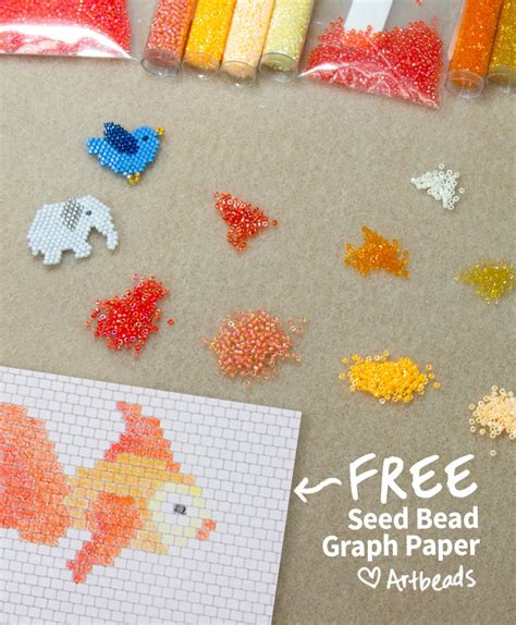 Designer Downloads Free Printable Seed Bead Graph Paper Artbeads
