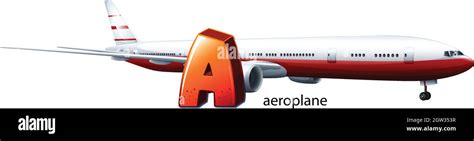 A Letter A For Aeroplane Stock Vector Image And Art Alamy