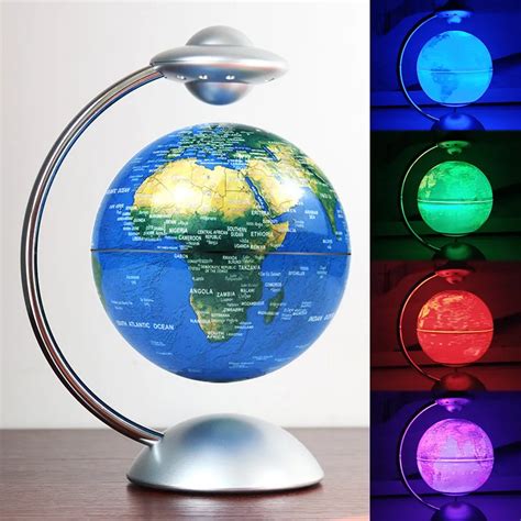 3d Magnetic Levitation Colorful Atmosphere Lamp Night Light 14cm