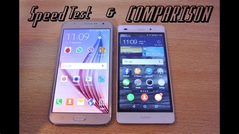 Samsung Galaxy J7 Vs Huawei P8 Lite Speed Test And Full Comparison