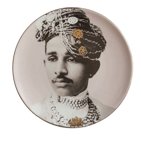 Vito Nesta For Les Ottomans Maharaja Plat Ceramic Plates Decorative