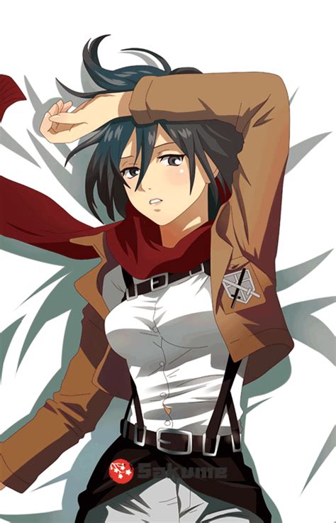 Buy Armin Arlert And Mikasa Ackerman Anime Body Pillow Cover Attack On