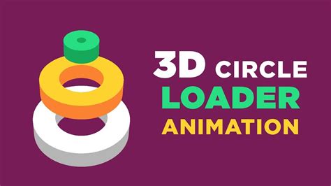 How To Create 3d Circle Loop Animation In After Effects Tutorial Youtube