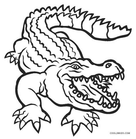 Alligators Coloring Pages Coloring Home