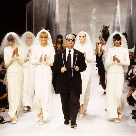 Karl Lagerfelds Best Dresses Runways At Chanel Fendi