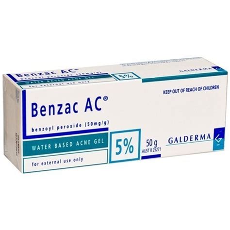 Benzac Ac Benzoyl Peroxide 2 5 Gel Packaging Size 50 G At Rs 100