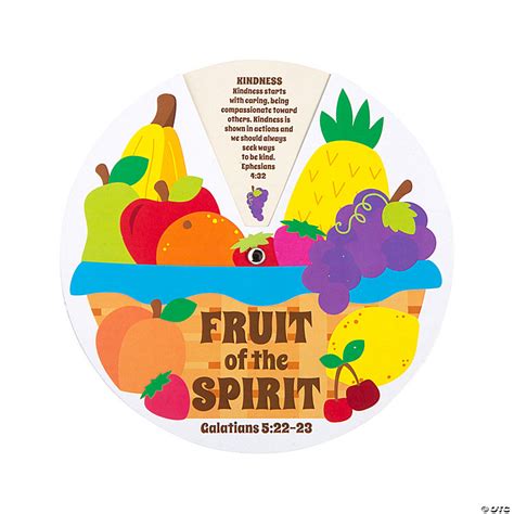 Fruit Of The Spirit Learning Wheels 12 Pc