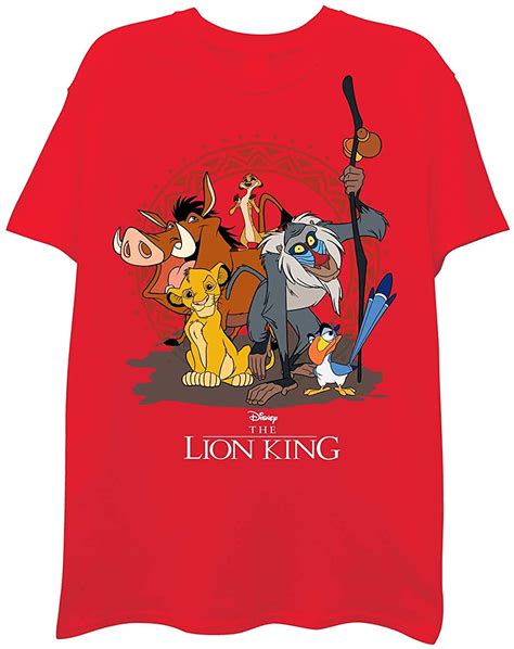 Buy Disney The Lion King Mens Character T Shirt Simba Pumbaa Timon