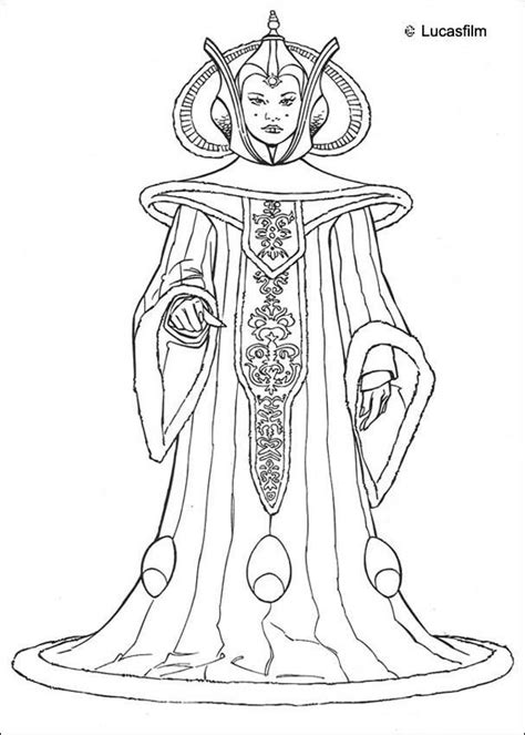 Padme Amidala Coloring Pages Download And Print For Free