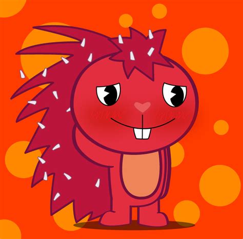 Flaky is a red porcupine whose spikes have white flakes that resemble dandruff. Pin on Happy Tree Friends