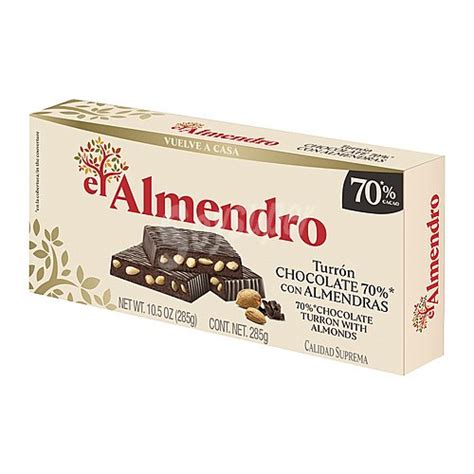 El Almendro Turr N De Chocolate Cacao Con Almendras El Almendro