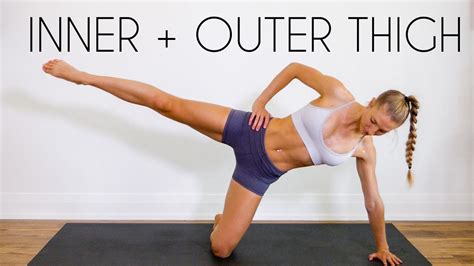10 Min Inner And Outer Thigh Burn Workout No Equipment Youtube