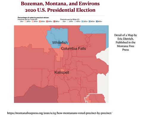 Kalispel Montana Presidential Election Map Geocurrents