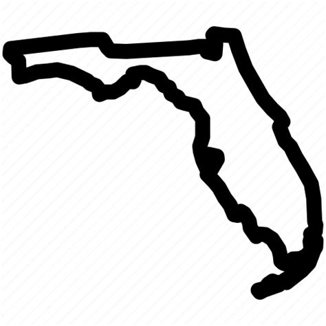 Florida, florida map, florida state, map icon - Download on Iconfinder