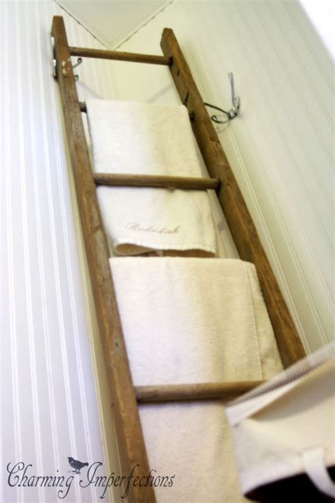 Towel Rack Diy Decor Ladder Decor