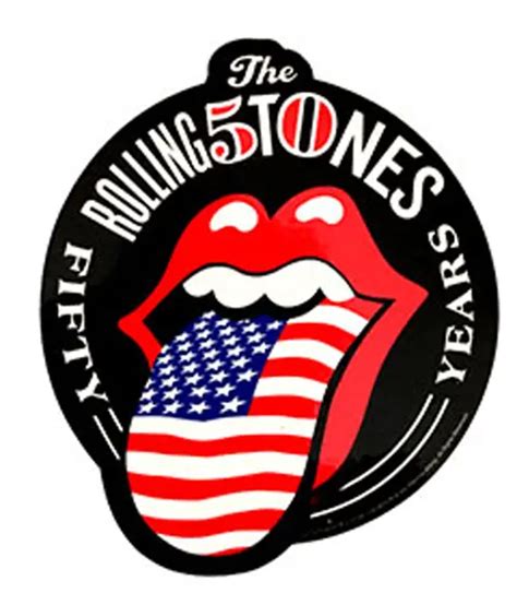 The Rolling Stones 50th Anniversary Logo Sticker £498 Picclick Uk