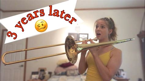 Playing My Trombone For The First Time In 3 Years Youtube