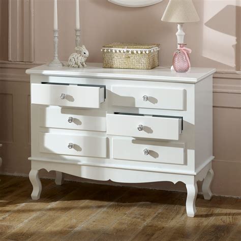 5 drawer dresser wood chest of storage cabinet organizer. White Chest Of Drawers - Ornate - Lila Range