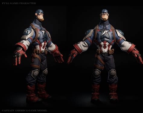 Captain America Real Time Model By Walter Torezan Junior · 3dtotal