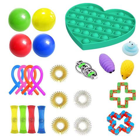 Buy Sensory Fidget Toy Set Sensory Fidget Toys Set For Autism Stress Anxiety Includes Push