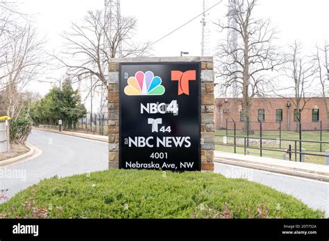 Sign Of NBC Washington In Washington DC USA Stock Photo Alamy