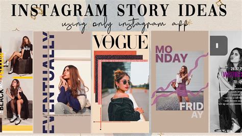 10 Creative And Aesthetic Instagram Story Ideas Using Ig App Only Youtube