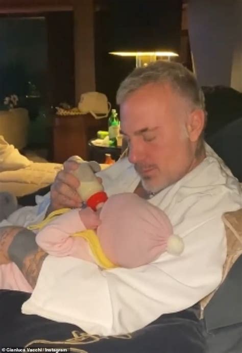 Gianluca Vacchi 53 Reveals His Daughter Blu Was Born With A Cleft