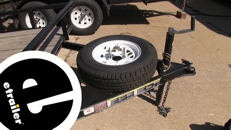 Etrailer Fulton Economy Spare Tire Carrier With Lock Review Youtube