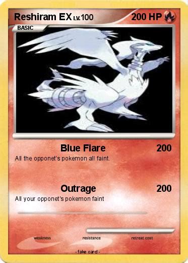 Reshiram is coming back to legendary raids in pokémon go! Pokémon Reshiram EX 59 59 - Blue Flare - My Pokemon Card