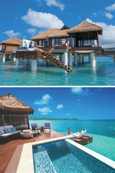 Over The Water Villas At Sandals Royal Caribbean All Inclusive Honeymoon Jamaica Honeymoons