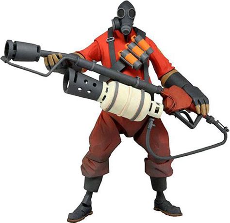 Neca Team Fortress 2 Red Series 1 The Pyro Action Figure Toywiz