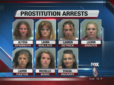 7 Lee County Women Busted For Prostitution In Sting Operation Fox 4 Now Wftx Fort Myerscape Coral