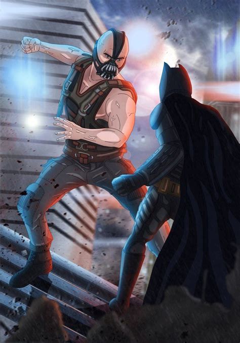 Bane Vs Batman By Lightning Stroke On Deviantart Bane Vs Batman
