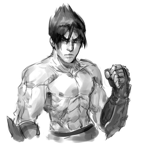 Quick Sketches And More Tekken Fan Art Tekken Jin Kazama Quick Sketch Zelda Characters