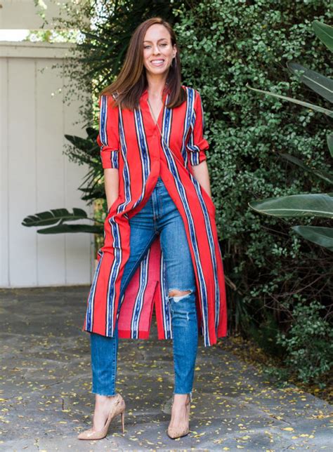 Sydne Style Shows How To Wear A Dress Over Jeans For Summer Outfit