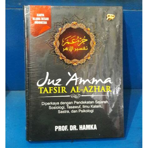 Kajian mengenalpasti peranan hamka dalam kajian perubatan islam dalam tafsirnya. Juz Amma Tafsir Al Azhar / Hamka / Gema Insani | Shopee ...