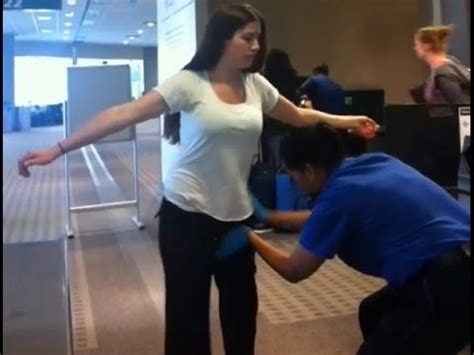 Wtf Women Being Touched At Private Parts Awkward Airport Security