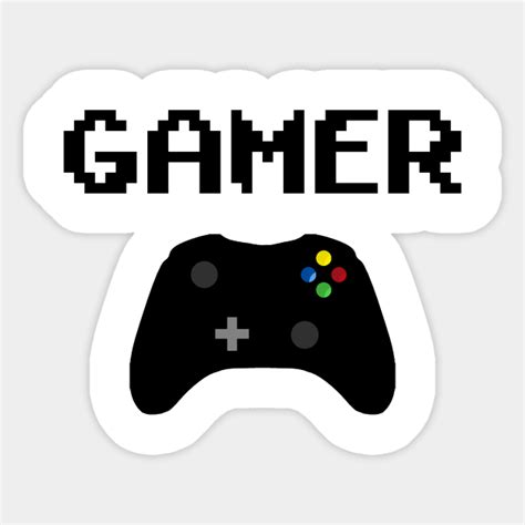 Gamer Gamer Sticker Teepublic