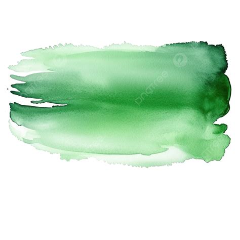 Trazo De Pintura De Acuarela Verde Png Verde Pintar Agua Png Imagen