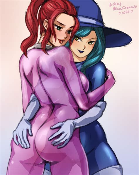 Daily Sketch Latex Witches By MinaCream Hentai Foundry