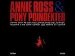 Annie Ross & Pony Poindexter - Jumpin' At The Woodside - YouTube