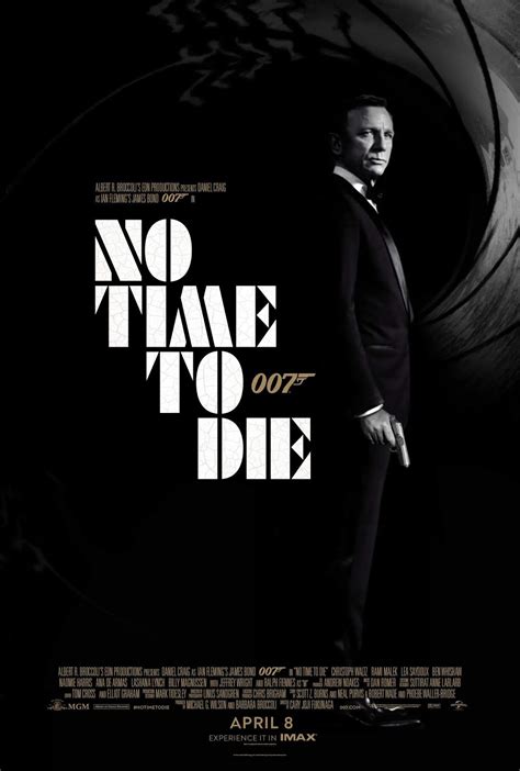 Avis James Bond No Time To Die - NO TIME TO DIE (JAMES BOND RITORNA)