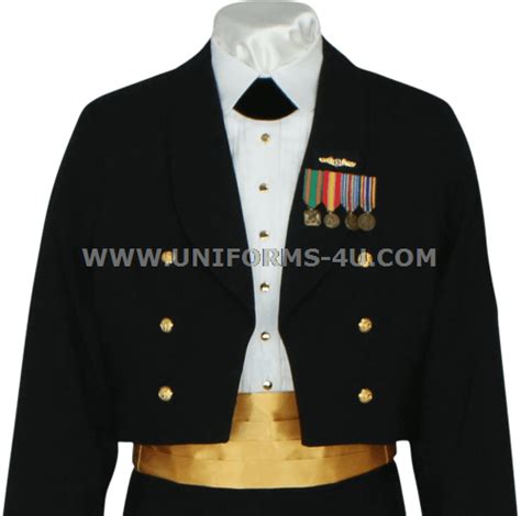 Us Navy Female Cpoenlisted Dinner Dress Blue Jacket Uniform